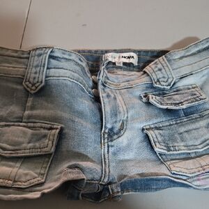 Fashion Nova Sky Blue Denim Shorts